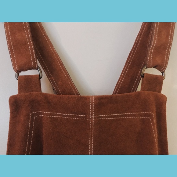 Free People Suede Overalls - Picture 5 of 10